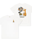 Organic Cotton White T Shirt Featuring Sniff