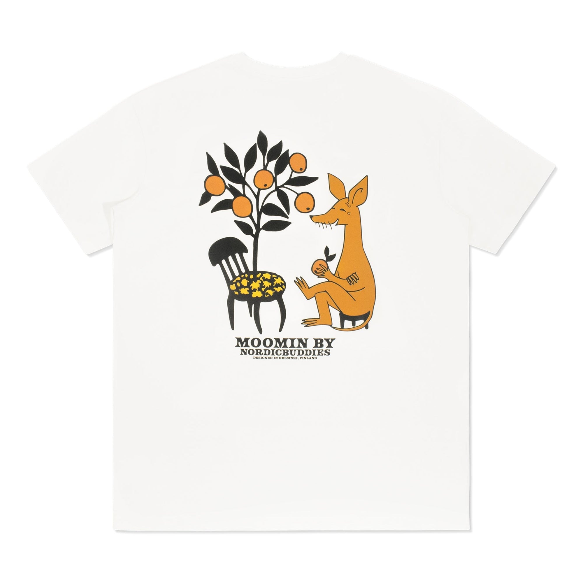 Organic Cotton White T Shirt Featuring Sniff