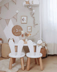 Table and 2 chair set - Bunny