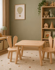 Table and 2 chair set - Bunny