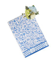 Belgravia Bloom Blue Cotton Tablecloth