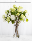 Tall Hydrangea Centerpiece Arrangement