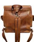 Men's Leather Tannery Backpack - Tan