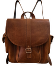 Men's Leather Tannery Backpack - Tan