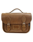 Leather Midi Satchel - Tannery Tan