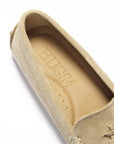 Women's Tasselled Driving Loafers, taupe suede