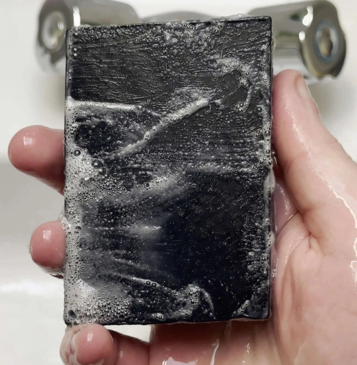 Tea Tree Lavender Dead Sea Mud &amp; Pumice Natural Soap Bar (With Grit)