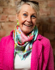 Teal Dreams Silk Scarf
