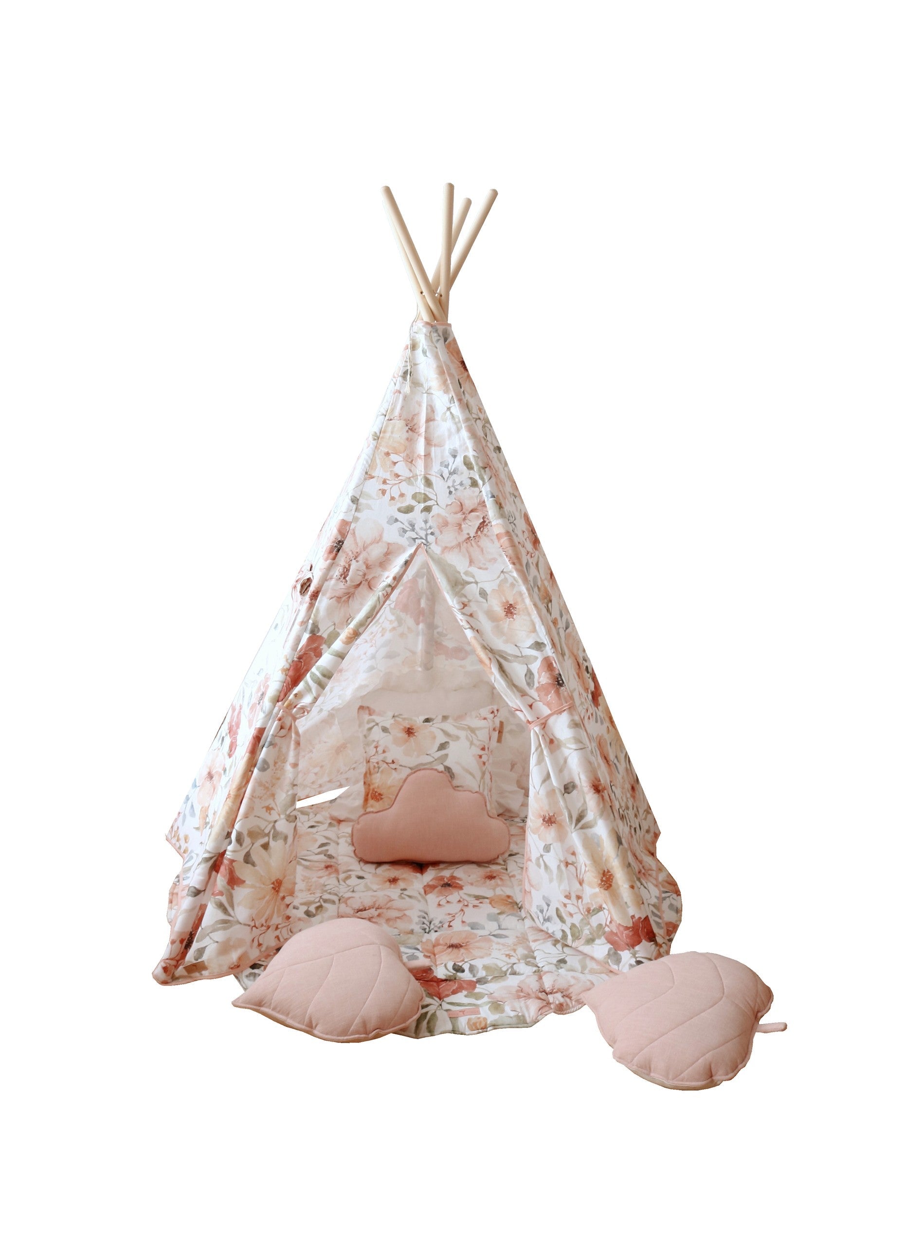 Flower Power Teepee Tent for Imaginative Kids