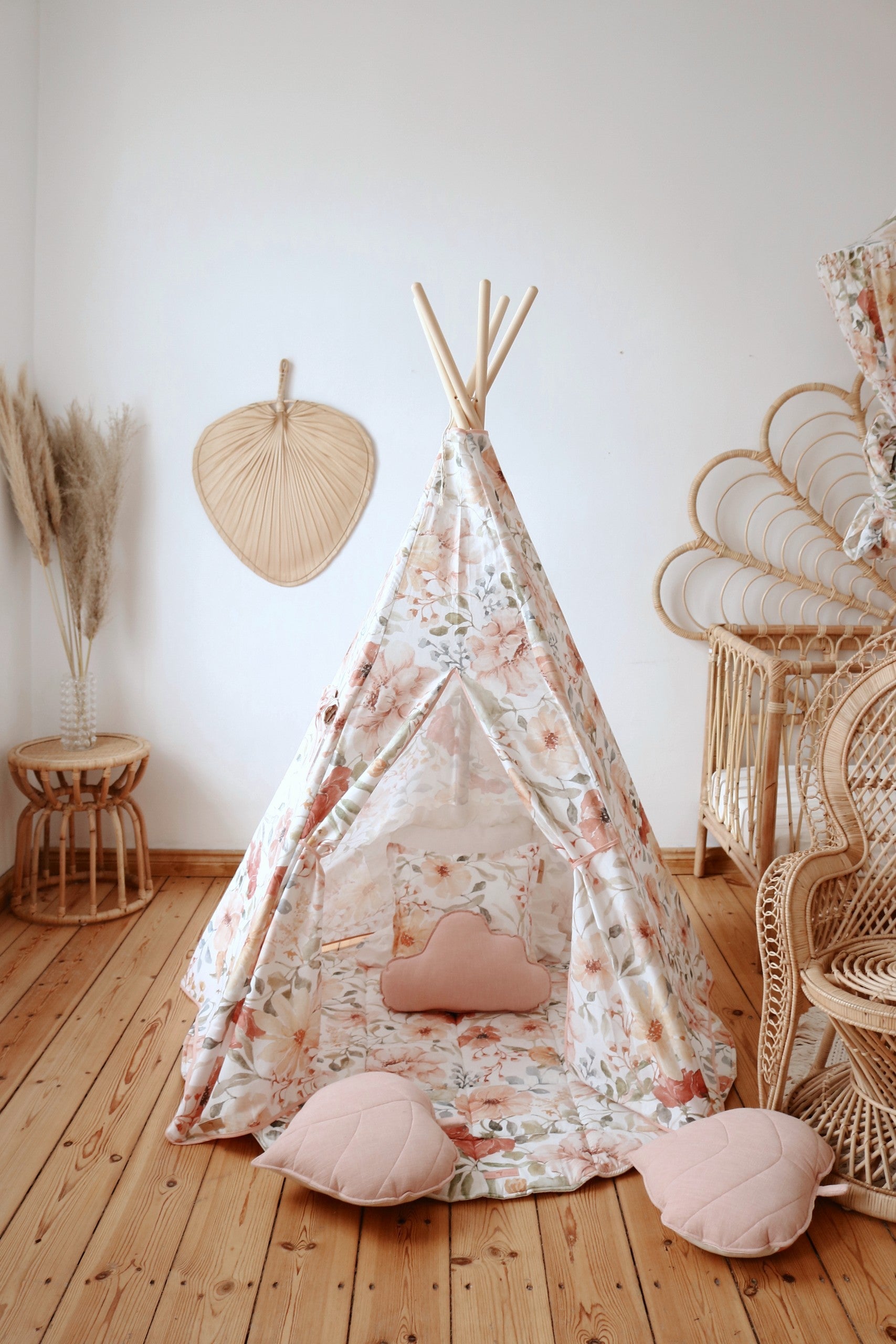 Flower Power Teepee Tent for Imaginative Kids