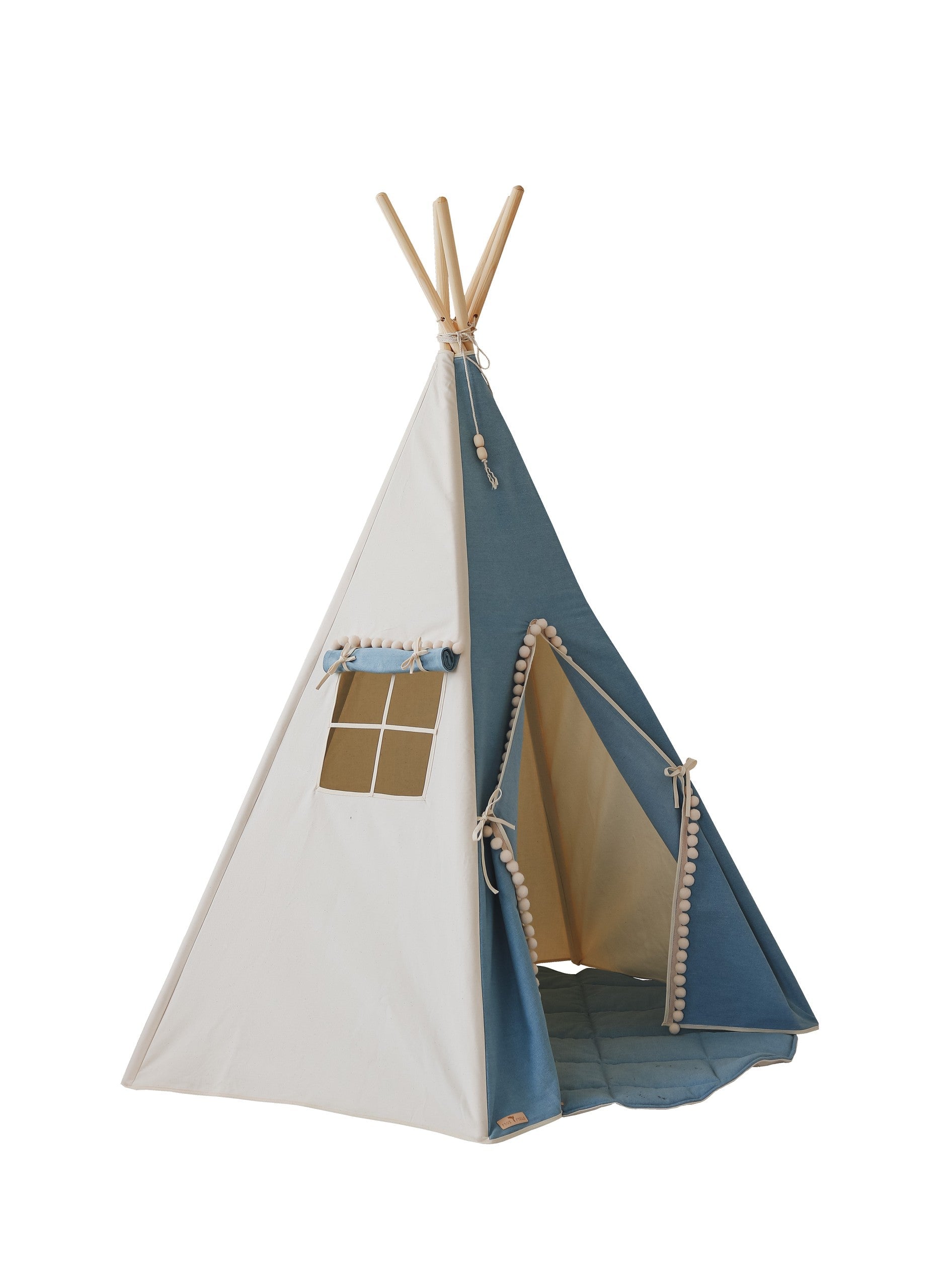 Adventure Teepee Tent with Pompoms