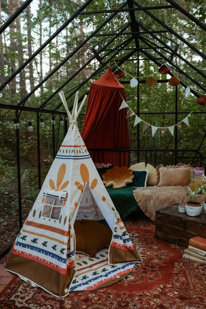 Colourful Teepee Tent for Play and Imagination