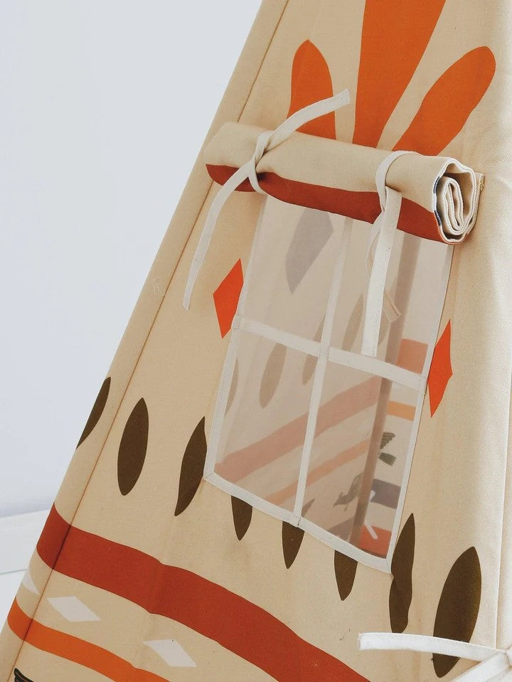 Colourful Teepee Tent for Play and Imagination