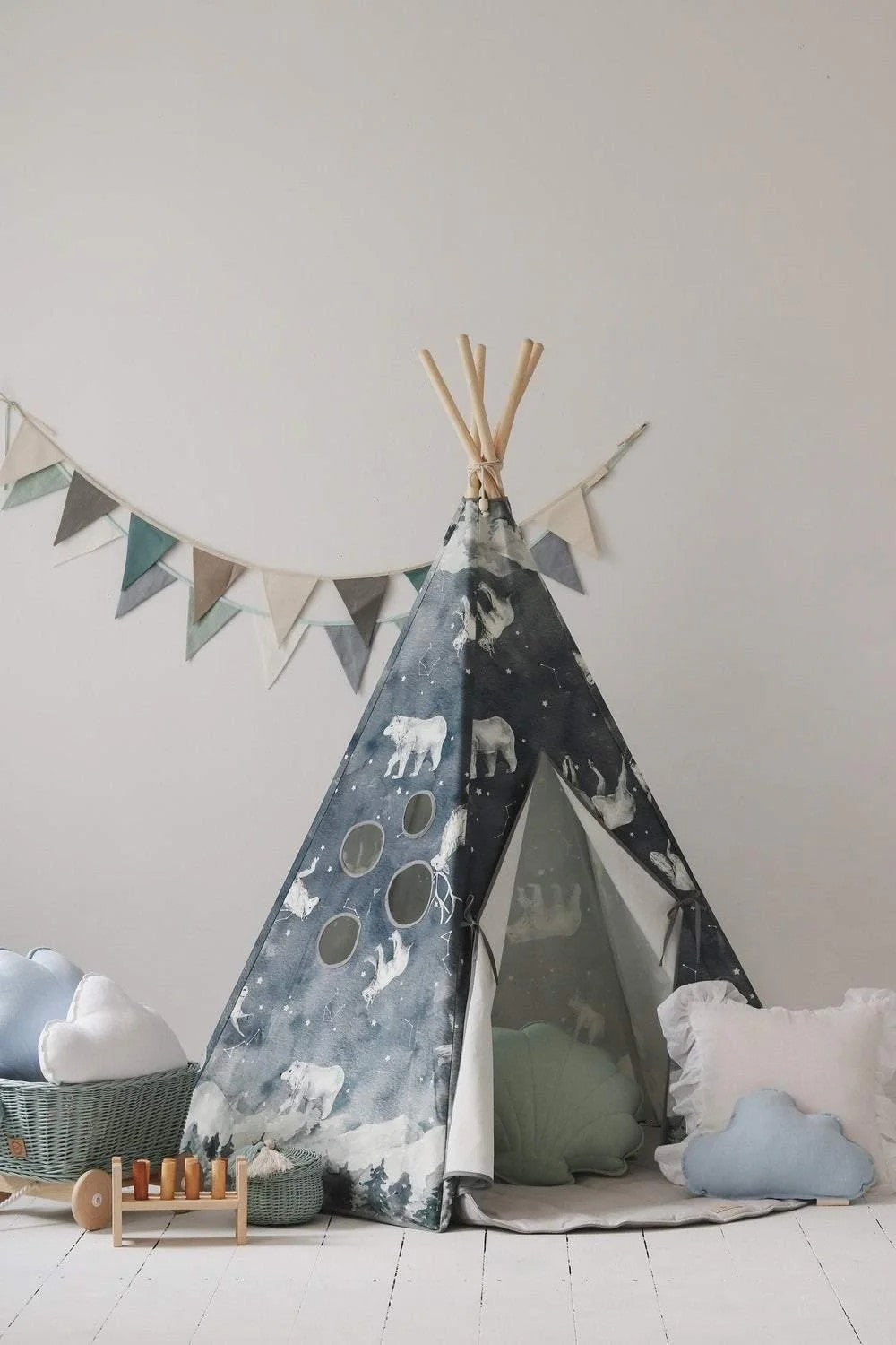 Night Sky Teepee Play Tent for Children