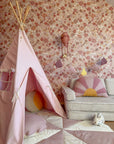 Pink Teepee Tent for Indoor and Outdoor Play