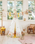 Wildflowers Teepee Tent for Creative Playtime