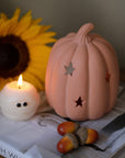 Terracotta Pumpkin Tealight Holder