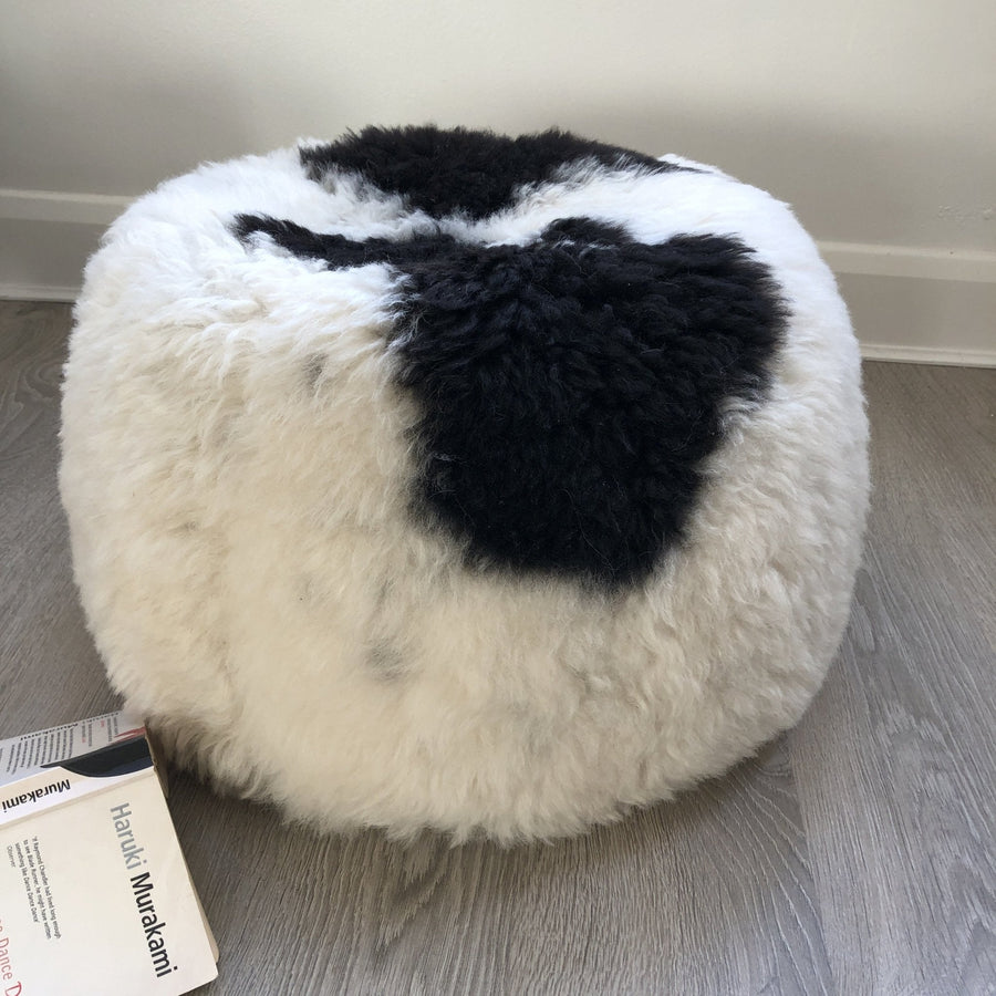 The Boule Icelandic Sheepskin Pouffe