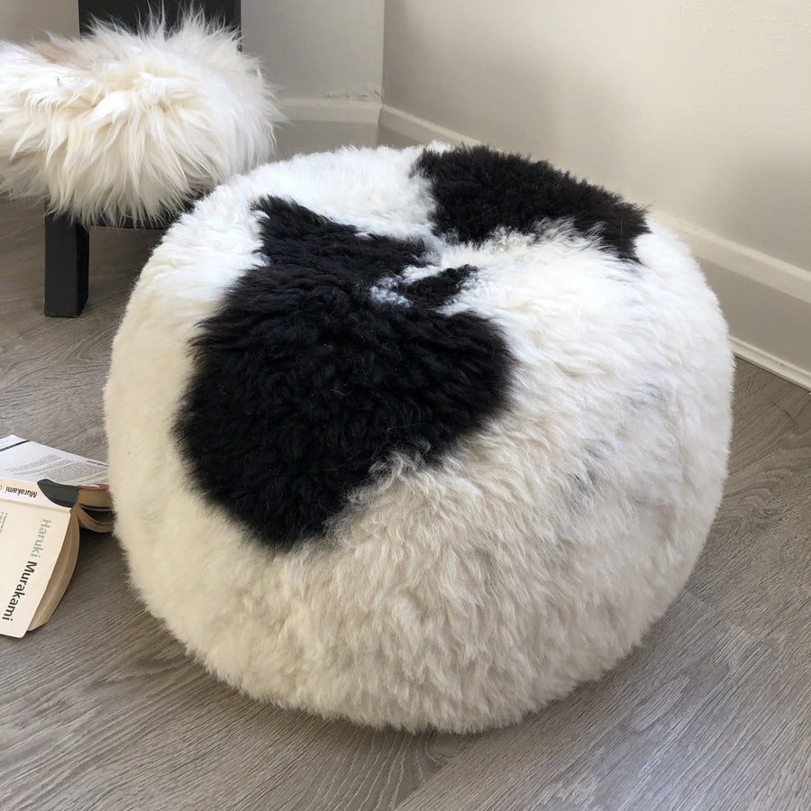 The Boule Icelandic Sheepskin Pouffe