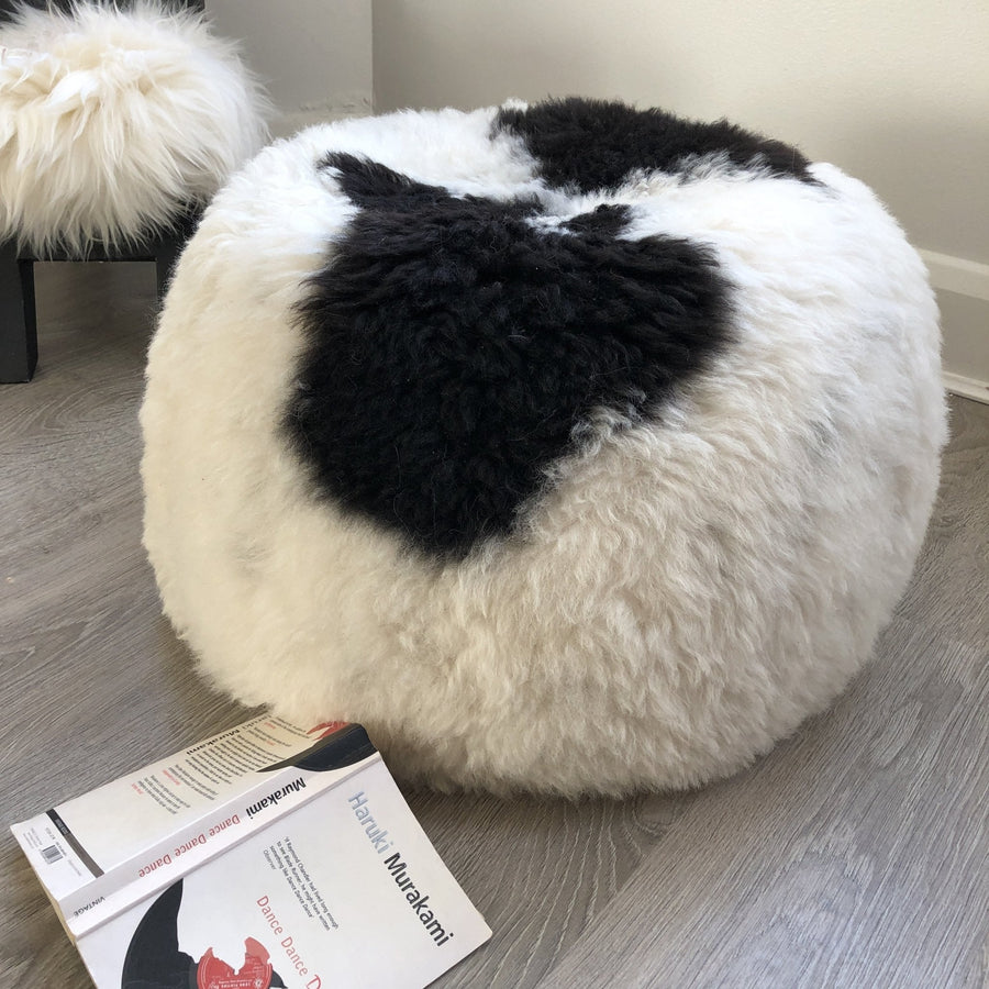 The Boule Icelandic Sheepskin Pouffe