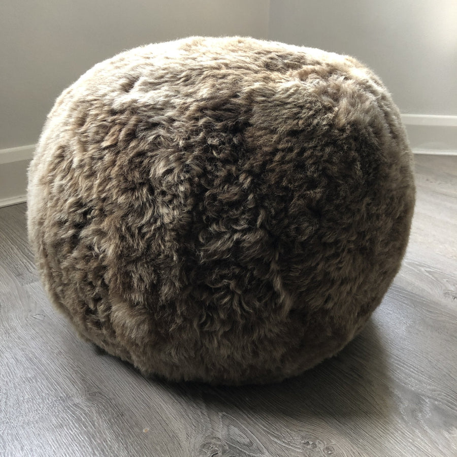 The Boule Icelandic Sheepskin Pouffe