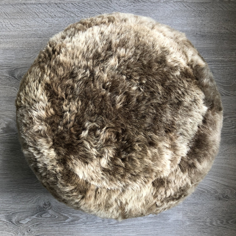 The Boule Icelandic Sheepskin Pouffe