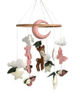 Garden Cot Mobile with Woodland Deer and Moon