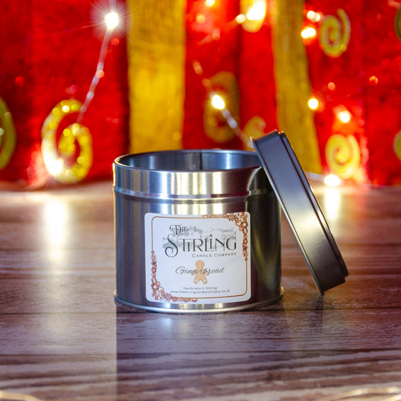 Gingerbread - Travel Tin Candle - Cotton Wick
