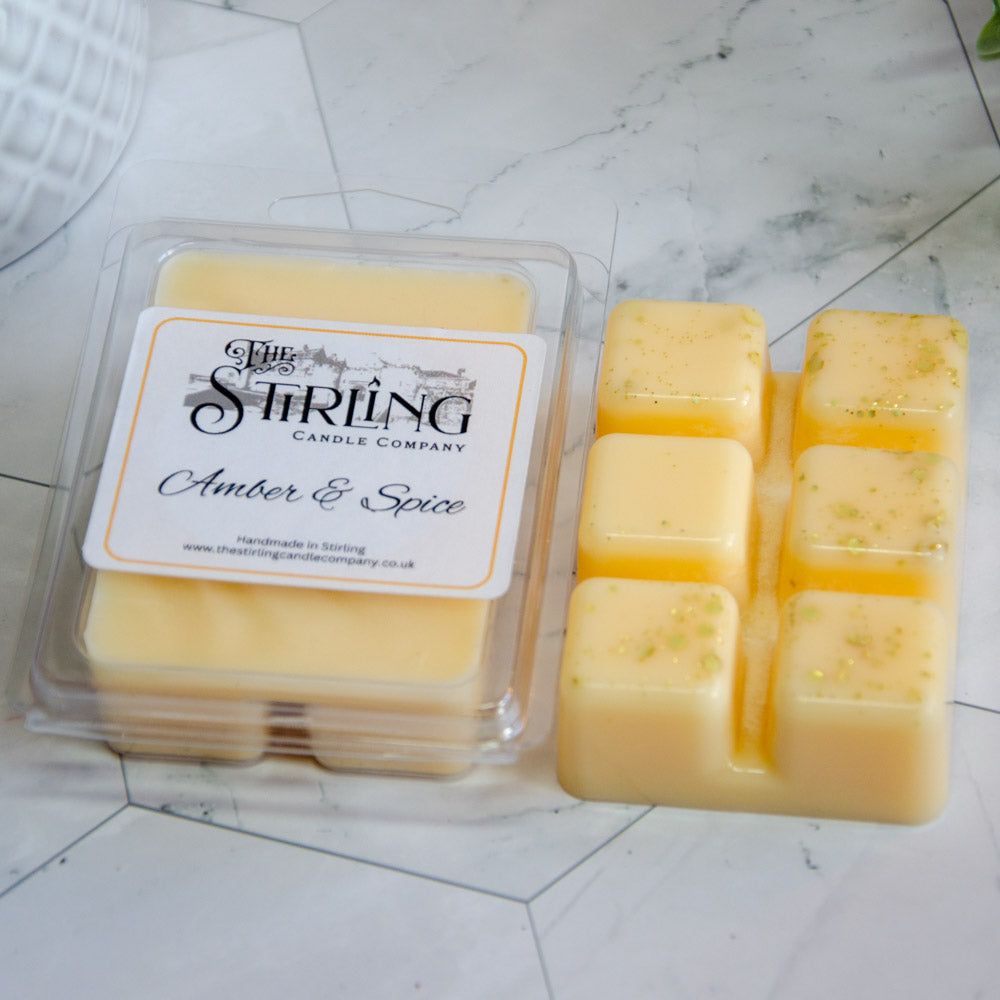 Amber &amp; Spice - Wax Melt Clamshell
