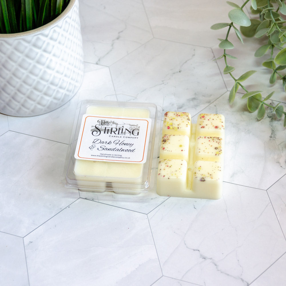 Dark Honey &amp; Sandalwood - Wax Melt Clamshell