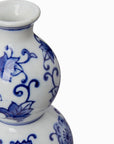 Three Delft Bud Vases