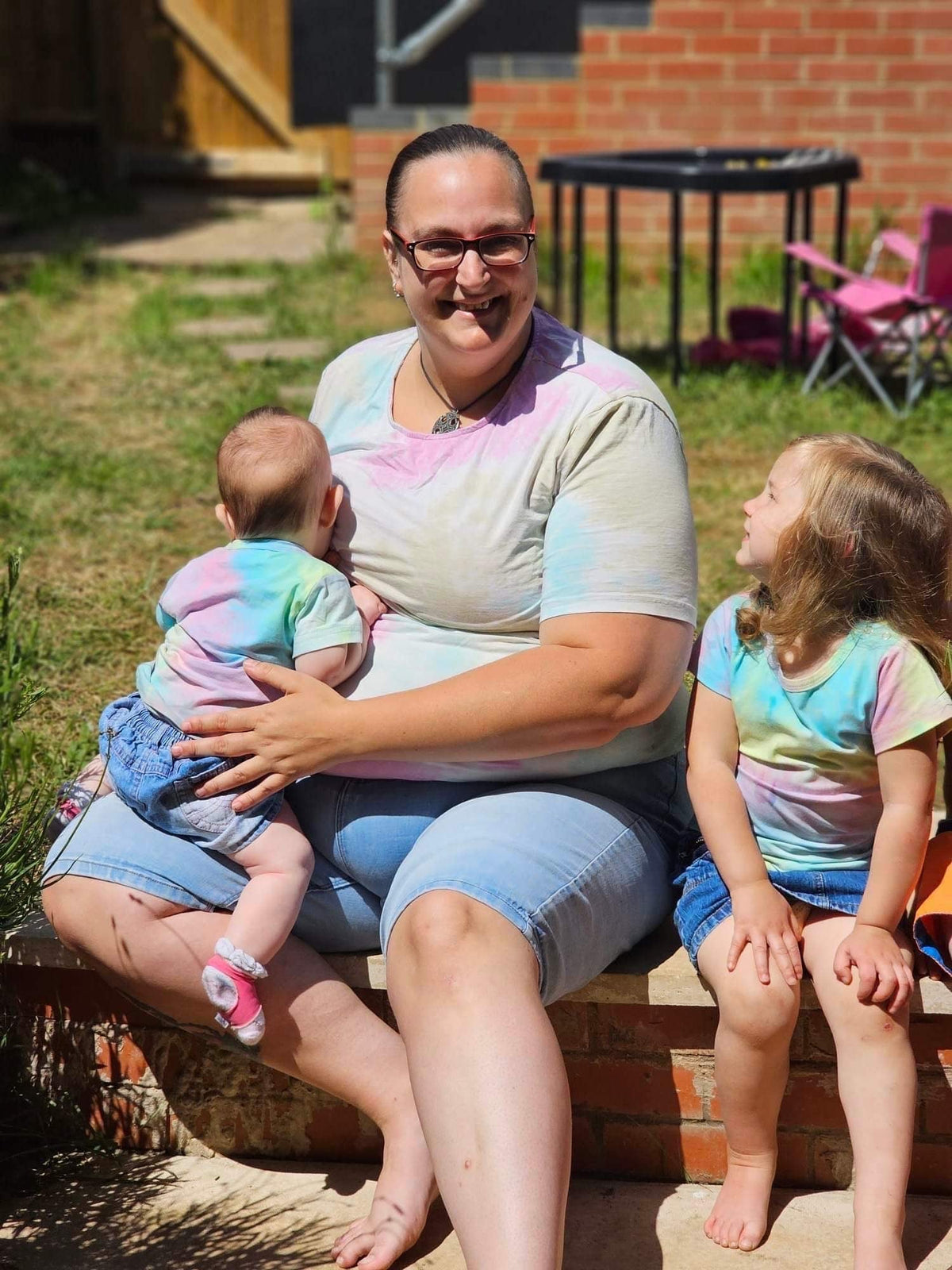 Tie Dye Breastfeeding Top