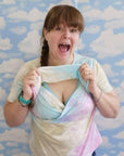 Tie Dye Breastfeeding Top