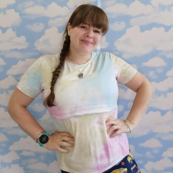 Tie Dye Breastfeeding Top