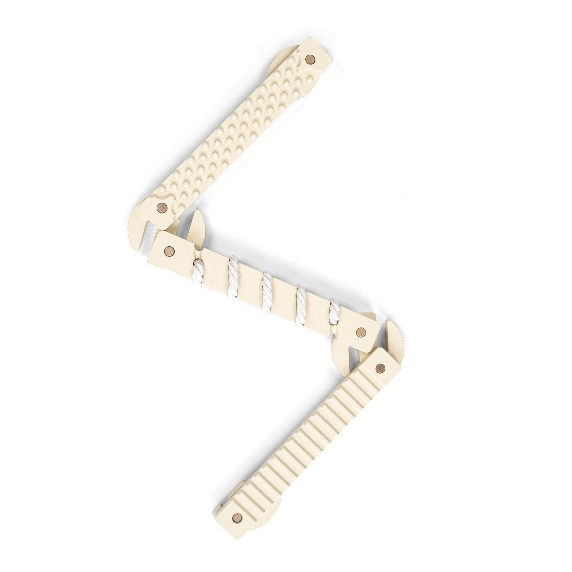 Small Balance Beam Set with White Rope Three Piece