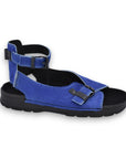 Athens Blue Leather Sandals