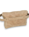 Beige Crossbody Leather Shoulder Bag