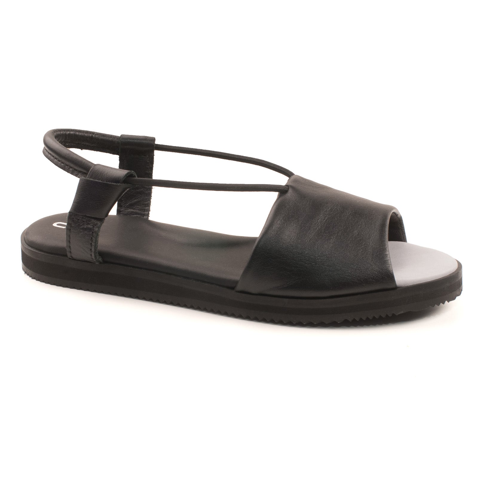 Berlin Black Leather Sandals