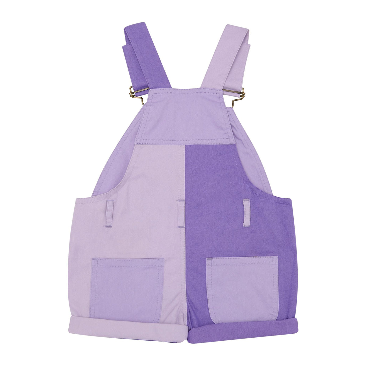 Tonal Colourblock Shorts - Purple