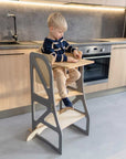 Transformable Kitchen Tower - Securestep and high chair combo