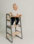 Transformable Kitchen Tower - Sleekstep and High Chair Combo