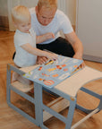 Transformable Kitchen Tower - Sleekstep and High Chair Combo