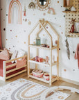 House Shaped Kids Shelf for Playful Storage