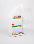 House Shaped Kids Shelf for Playful Storage