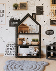 House Shaped Kids Shelf for Playful Storage