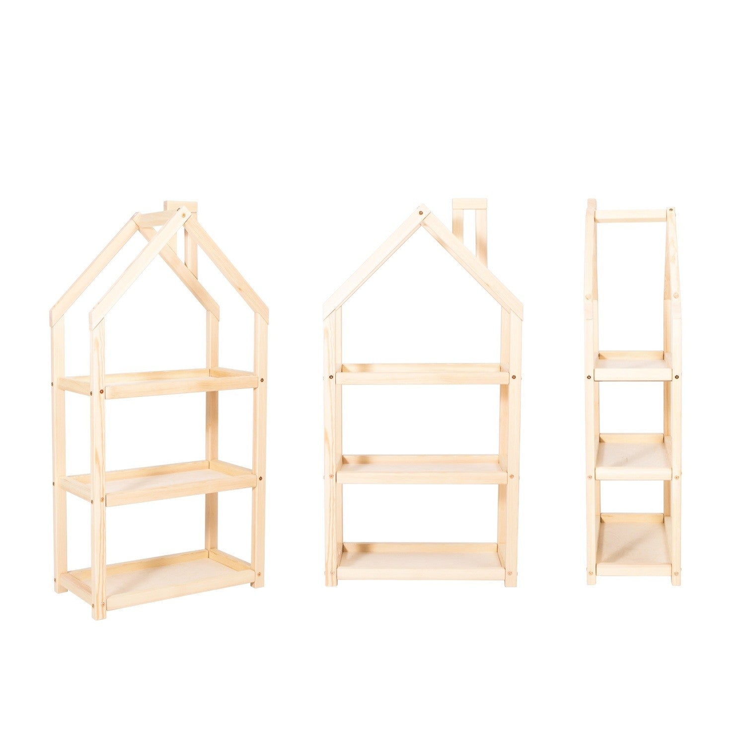 House Shaped Kids Shelf for Playful Storage