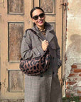 Classic Leopard Print Hobo Bag