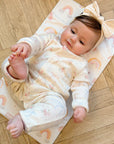 Travel Changing Mat - Pink Rainbow