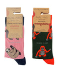 Tree Top Bundle of 2 Bamboo Sock Set