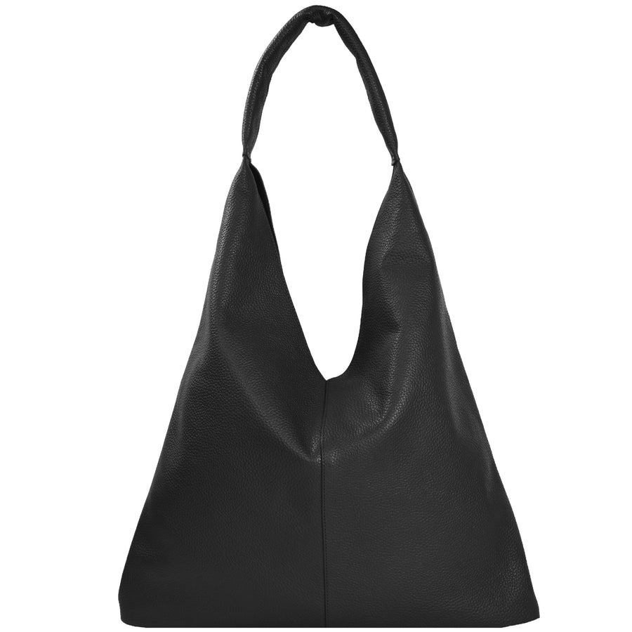Black Boho Leather Bag Brix and Bailey Bag Ethical Brand